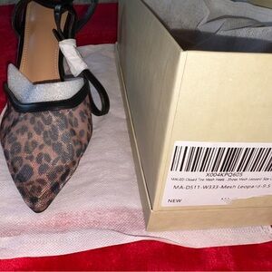 Leopard Print Mesh Women's Shoes